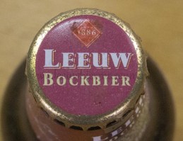leeuw bock bier fles 1997 kroonkurk